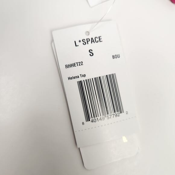 L*Space Helena Bikini Top in Bougainvillea Pink Size Small NWT - Picture 6 of 6